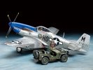 Tamiya 25205 - 1/48 North American P-51D Mustang & 1/4 ton 4x4 Light Vehicle Set