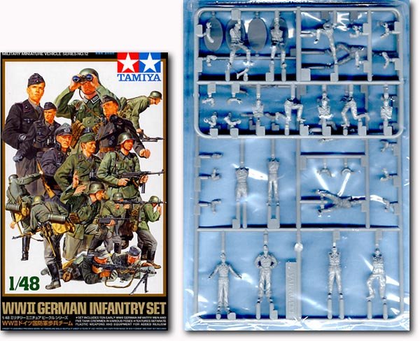 Tamiya 32512 - 1/48 MMV German Infantry Team