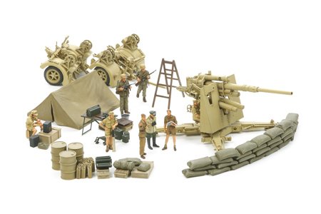 Tamiya 37009 - 1/48 German 88mm Gun Flak37 - Siege of Tobruk