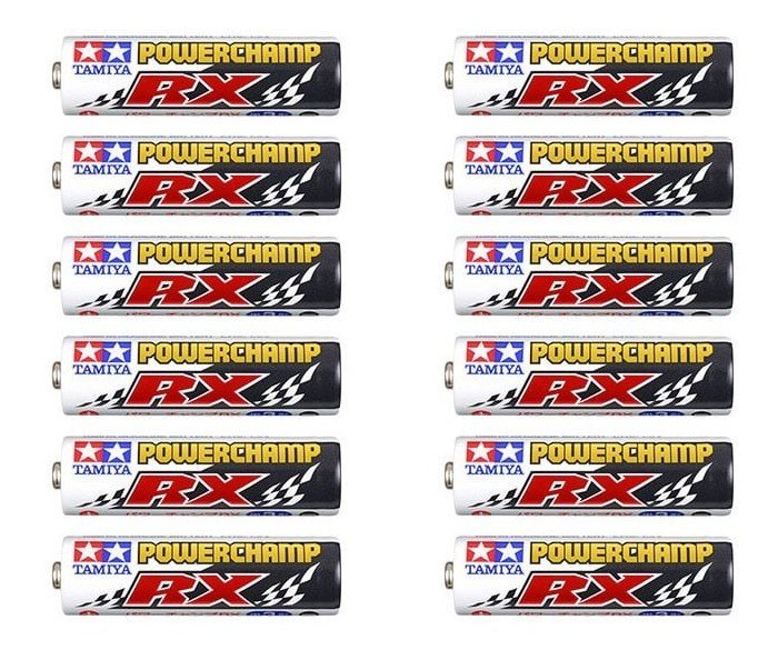 Tamiya 55120 - Tamiya Power Champ RX (Alkaline Battery, 12 Pcs.)
