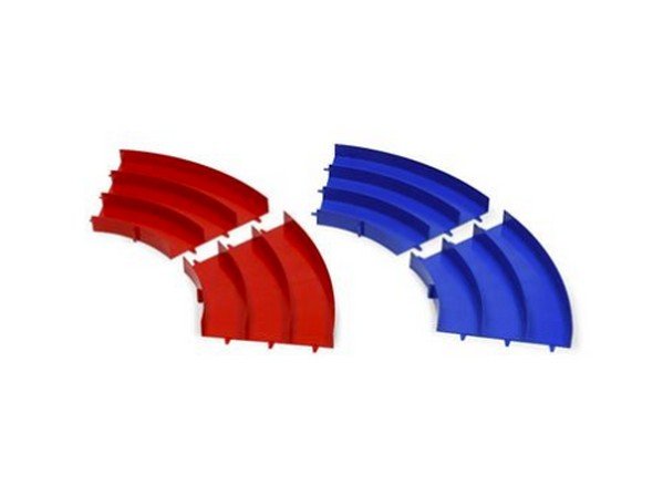 Tamiya 69573 - JR Circuit Curve Section Japan Cup Blue/Red 2pcs