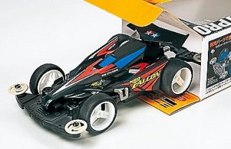 Tamiya 94595 Neo Falcon Mini 4WD Finished Model Kit - Compact Racer