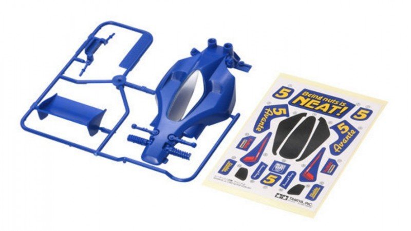 Tamiya 95247 - Avante Jr. Smoke Canopy Body Set