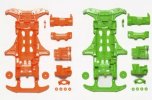 Tamiya 95355 - VS Fluorescent Chassis Orange/Green