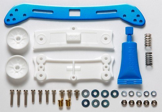 Tamiya 95056 - Wide Front Sliding Damper Blue