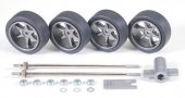 Tamiya 15315 - Nut Fastened Spoke Wheels w/Low Profile Tires