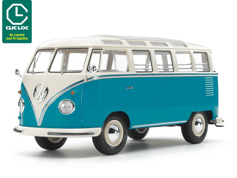 Tamiya 28102 - 1/24 Volkswagen Type 2 (T1) (Blue/White)