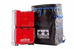 Tamiya 67234-95086 - Tamiya Backpack (Blue) with J-CUP 2015 Mini 4WD Portable Pit Combo Set