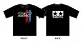 Tamiya 67293 - (Black,S Size) Tamiya Racing Factory TRF Stripe Logo Quick-Drying T-Shirt A Type