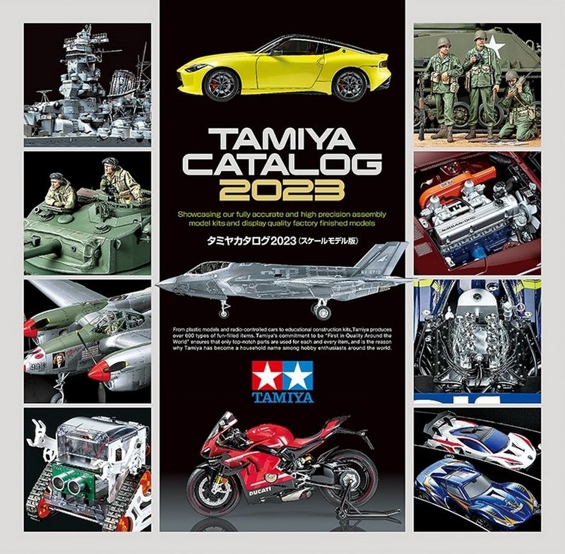 Tamiya 64443 - Tamiya Catalog 2023 Scale Model Version 4 Languages (Eng/Ger/Fre/Span)