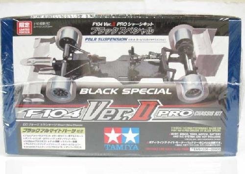 TAMIYA　F104 PRO　BLACK SPERICAL Tamiya RC F104 Ver.II v.2 Pro Chassis Kit Black Special 84336