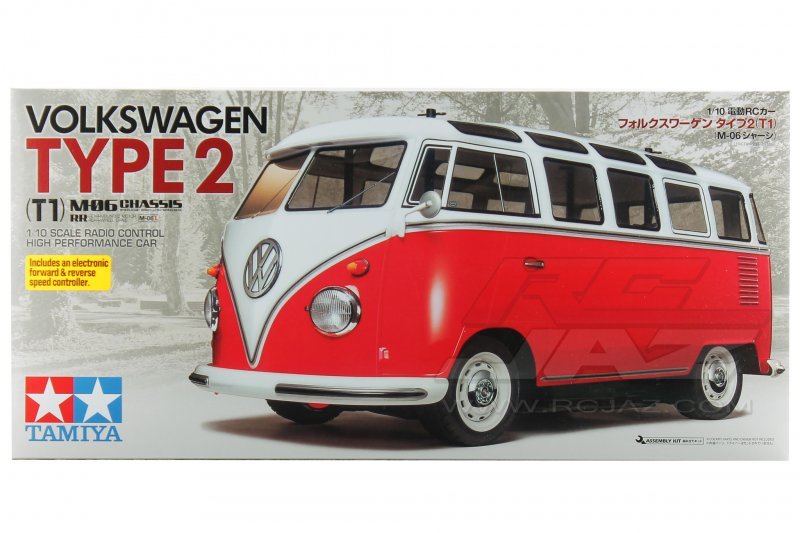 Tamiya 58668 1/10 RC VOLKSWAGEN TYPE 2 T1 M06 On Road Kit Tamiya 58668 1/10 RC VOLKSWAGEN TYPE 2 T1 M06 On Road Kit