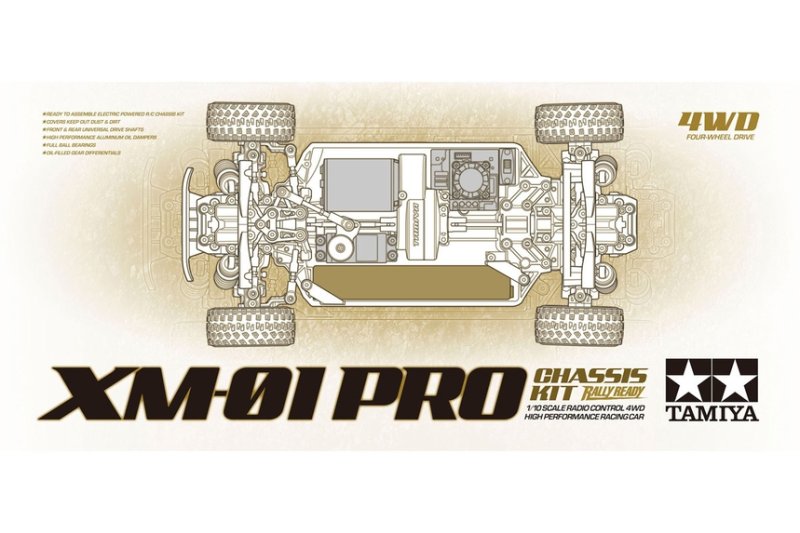 Tamiya XM 01 Pro Chassis Kit 58738