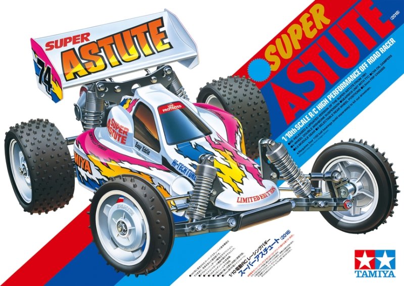 Tamiya 47381 - 1/10 Super Astute (2018) Retro 2WD Off-Road Buggy Kit