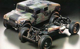 ホビーラジコン TAMIYA  M1025 HUMMER   1/12 未組立】絶版 タミヤ 1/12 RC M1025 HUMMER【未使用】ベア付