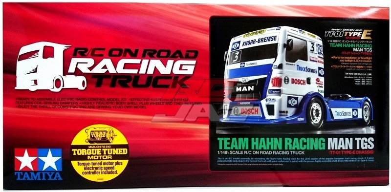 Tamiya RC Team Hahn Racing Man TGS Truck (TT 01E) 58632