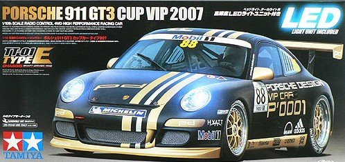 Tamiya RC Porsche 911 GT3 Cup VIP 07 TT01E TT 01 Type E