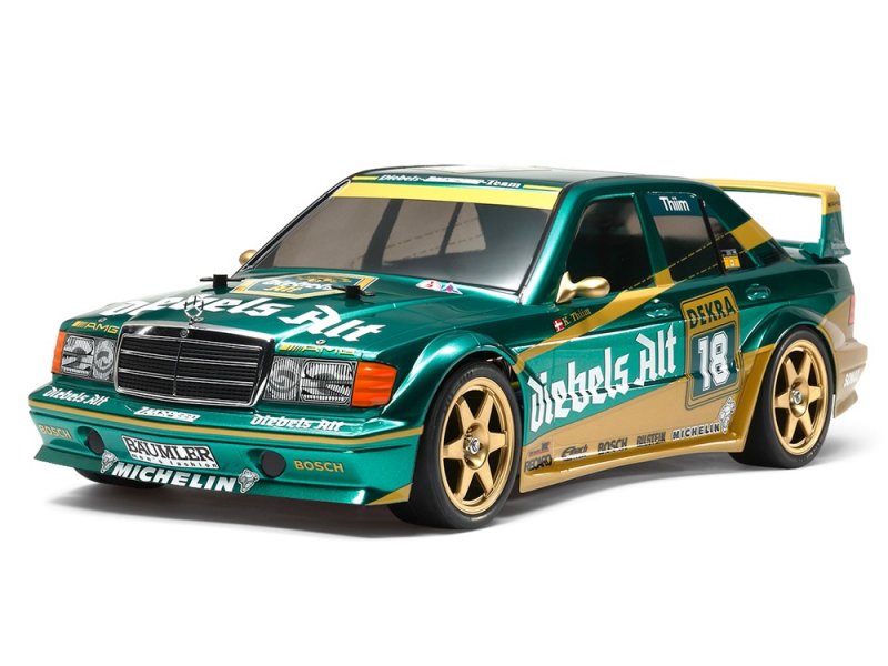 Tamiya 58638-60A - 1/10 Mercedes-Benz 190E 2.5-16 Evo. II Team Zakspeed Diebels Alt (TT-01E) (W/O ESC)