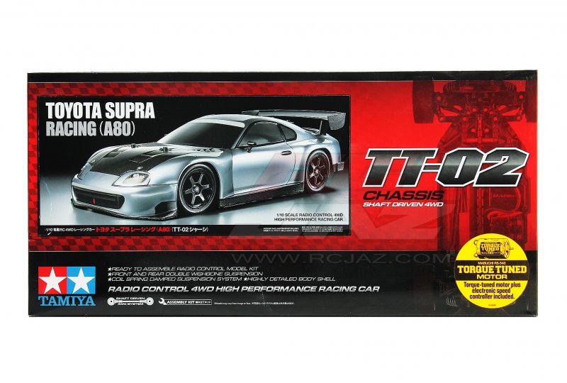 Tamiya 47433 - 1/10 Toyota Supra Racing (A80) (TT-02 chassis)