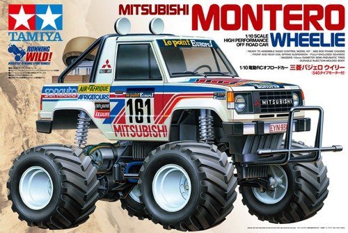 ホビーラジコン MITSUBISHI MONTERO WHEELIE 58499 Tamiya RC Mitsubishi Montero Wheelie 58499