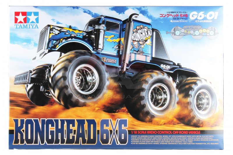 Tamiya 58646 - 1/18 Konghead 6x6 G6-01