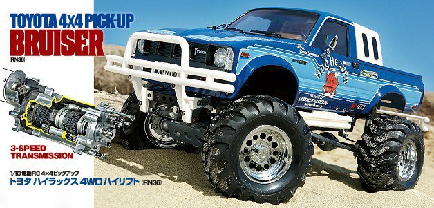 TOYOTA 4X4 PICK UP BRUISER RCカー 1/10 SCALE R/C 4WD OFF-ROAD PICK-UP TRUCK TOYOTA 4×4 PICK-UP