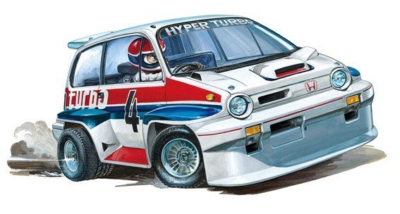 自動車 TAMIYA Honda CITY TURBO WR-02C Tamiya Honda City Turbo (WR 02C) 58611