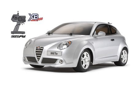 Tamiya 84136 Alfa Romeo MiTo RC Car - Silver M-05 Chassis Limited