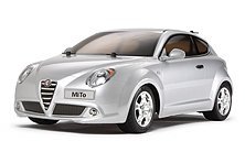 Tamiya 84136 Alfa Romeo MiTo RC Car - Silver M-05 Chassis Limited