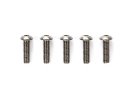 Tamiya 53530 - 3x10mm Titanium Hex Socket Screw (5pcs) OP-530