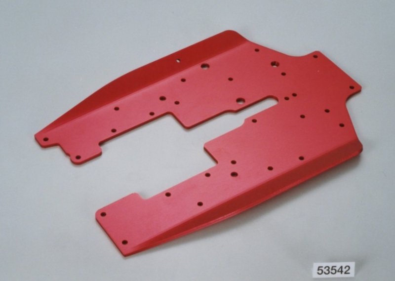 Tamiya 53542 - Chassis Plate Red TGM-02 OP-542