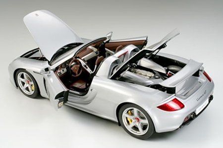 Tamiya 23206 1/12 Porsche Carrera GT Semi-Assembled Display Kit