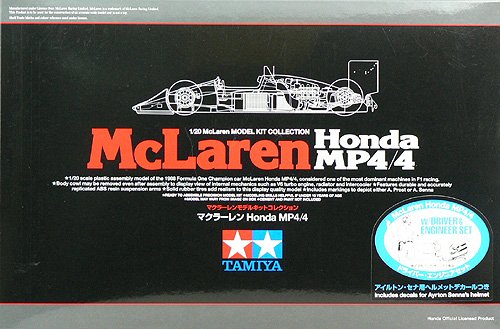 Tamiya 92208 - 1/20 Maclaren MP4/4 w/Driver