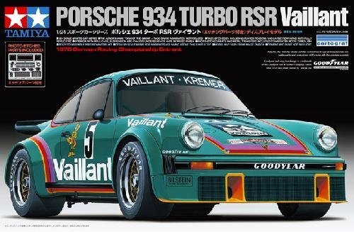 未組立TAMIYA Porsche 934 Turbo RSR Vaillant Tamiya Porsche Turbo RSR Vaillant 24334