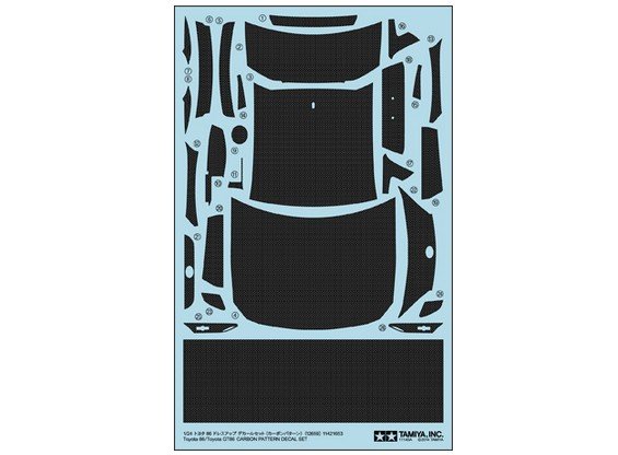 Tamiya 12659 - 1/24 Toyota 86/Toyota GT86 Carbon Pattern Decal Set for 24323
