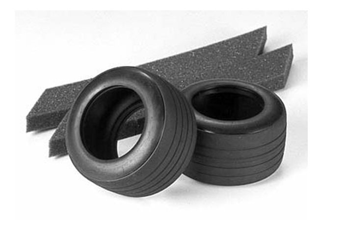 Tamiya 50938 - Rear Tire w/Inner Sponge F201 (2) SP-938