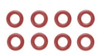 Tamiya 42259 - RC 5mm Gear Differential O-Rings (Red/8pcs.)