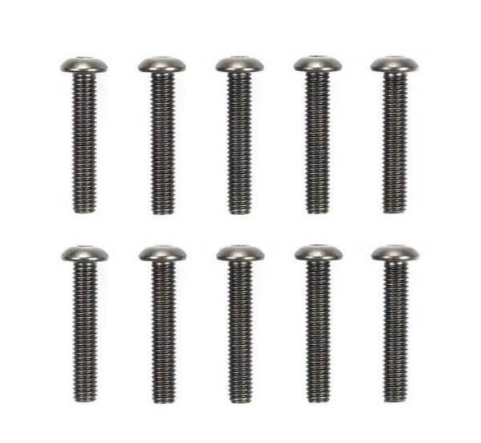 Tamiya 51632 - 3x16mm Hex Head Screws (Steel, 10 Pcs.) SP-1632