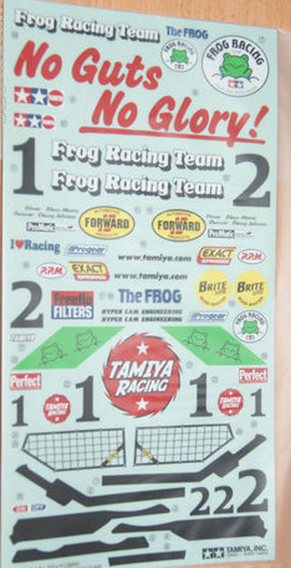 Tamiya 9400373 - Sticker Set for 58354 Frog