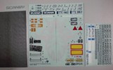 Tamiya 56323S - 1420196/1420358 Sticker Set for 56323 Scania R620 4x4 Highline/56318 R470