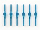 Tamiya 40524 - 2.6x29 Aluminum Turnbuckle Shaft Blue X 6