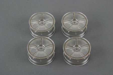 Tamiya 49407 - M-Narrow White Dish Wheels (0)(Smoke)