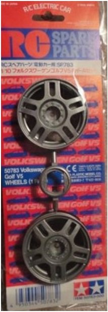 Tamiya 50783 - (SP783) 1/10 SCALE Volkswagen GOLF V5 WHEELS (1 PAIR) SP-783