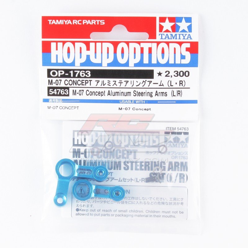 Tamiya 54763 - M-07 Concept Aluminum Steering Arm Set (Left /Right) OP.1763 OP-1763