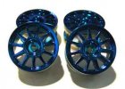 Tamiya 49467 - RC M-Chassis 11-Spoke Wheels - 4pcs Blue