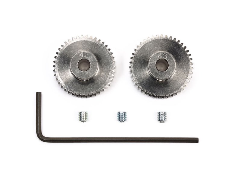 Tamiya 53421 - Aluminum Pinion Gear 42T/43T OP-421