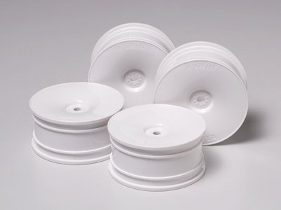Tamiya 53914 - White Dish Wheel(26mm/Off0)4 OP-914