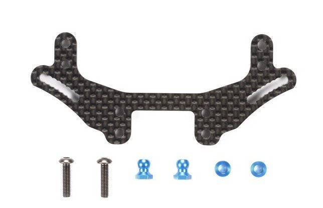 Tamiya 54721 - TA07 Rear Carbon Damper Stay OP-1721