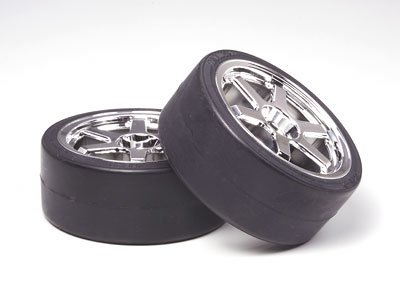 Tamiya 53960 - 6-S Wheel w/D.Tire2(26mm/+2) OP-960