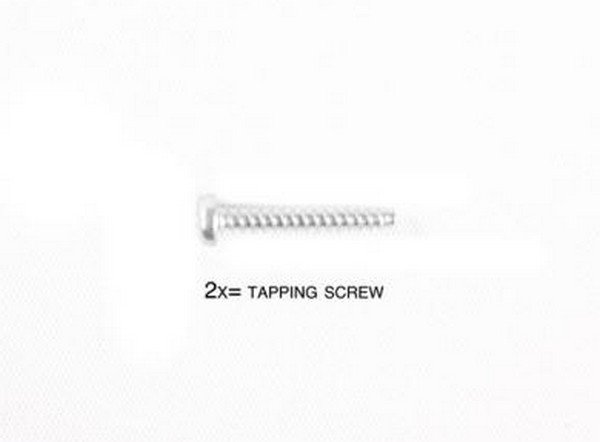 Tamiya 9805575 - 3x22mm Tapping Screw Pin (4 pcs.) 19805575